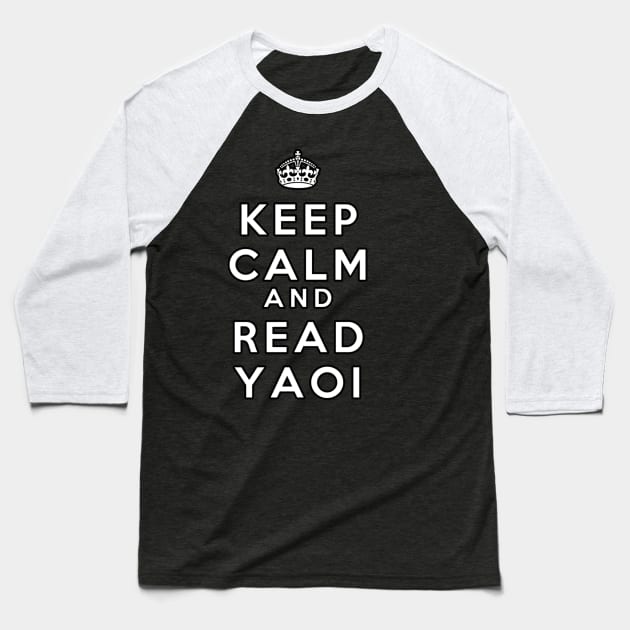 Keep Calm and Read Yaoi Baseball T-Shirt by sambeawesome